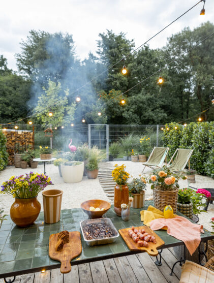 Beautiful backyard