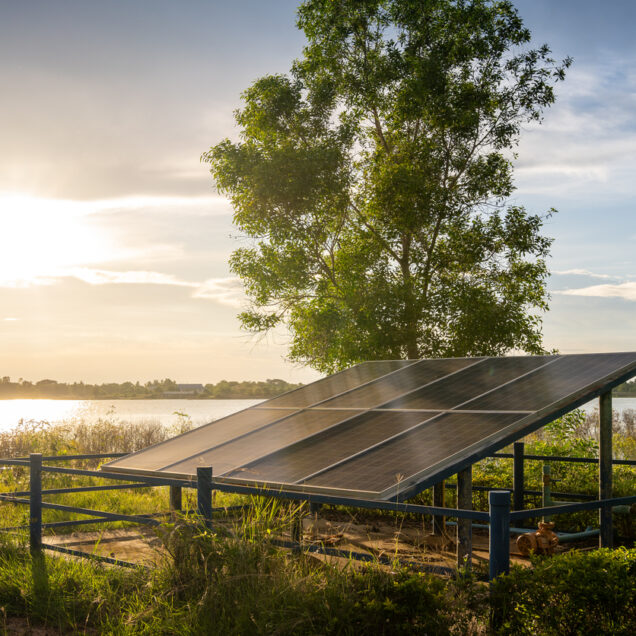 Solar cell green energy