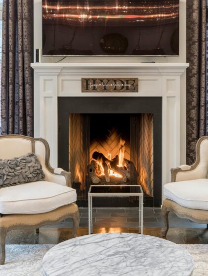 e fireplace