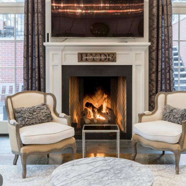 e fireplace