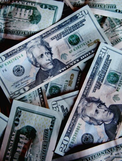 Pile of Dollar Bills