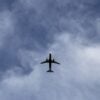 Airplane in the sky