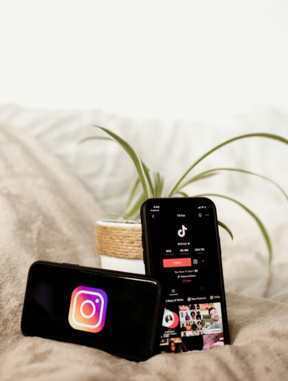 Instagram Tiktok Influencer Phones