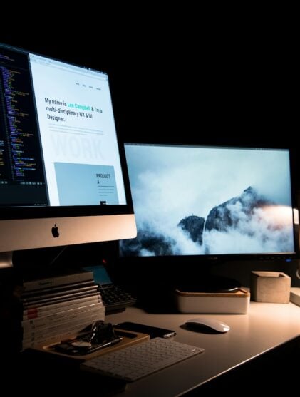 imac turned on