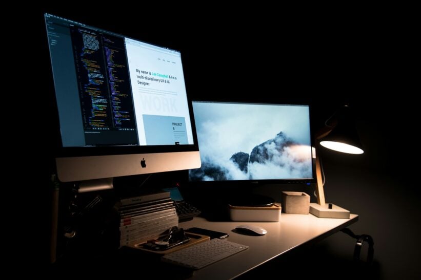 imac turned on