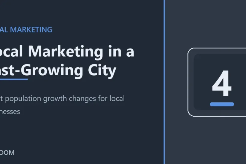 Local marketing in a fast-growing suburban city