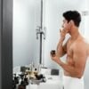 man with sink