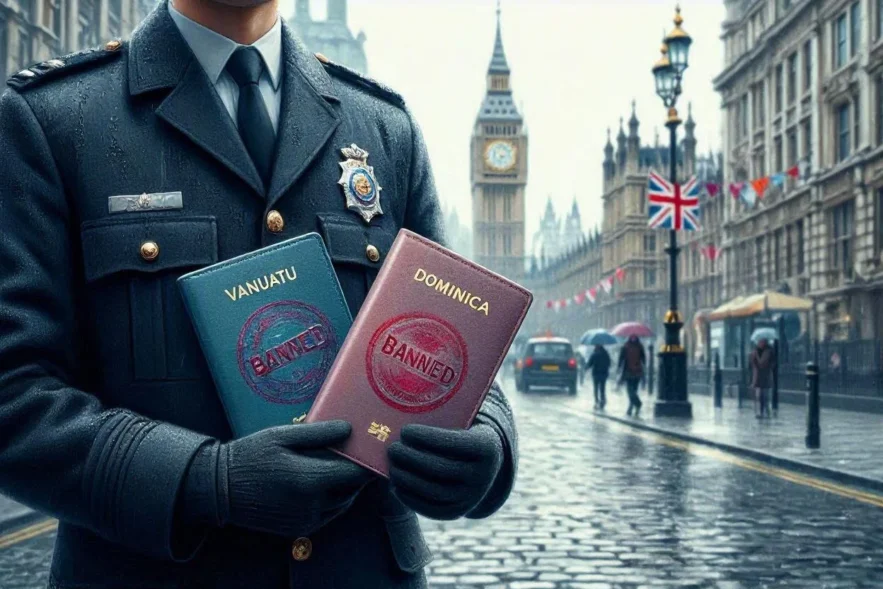 British visa restrictions affecting Dominica and Vanuatu passports