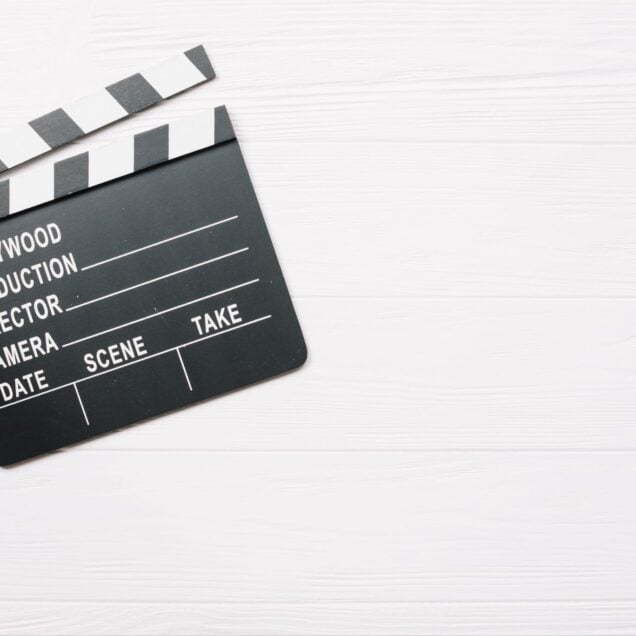 black and white clapper