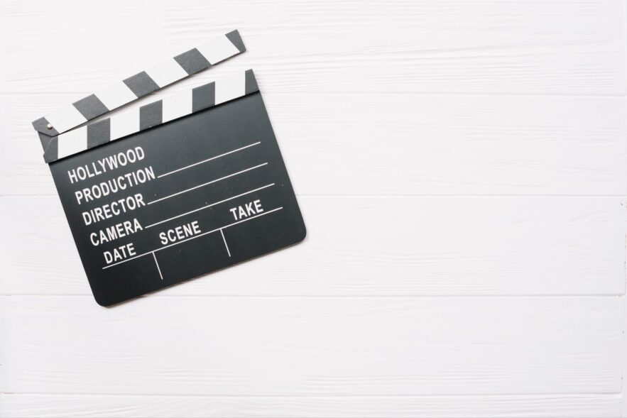 black and white clapper
